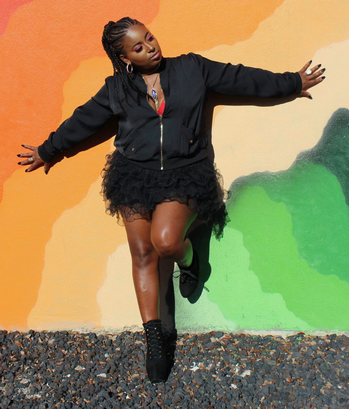 Qualah editorial portrait